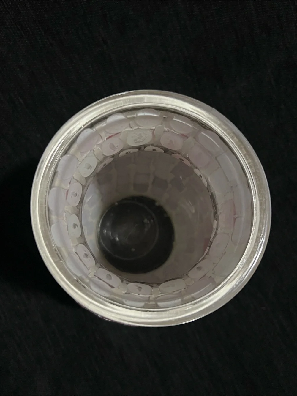 Pink Mosaic Glass Vase - Decorative Home Accent by